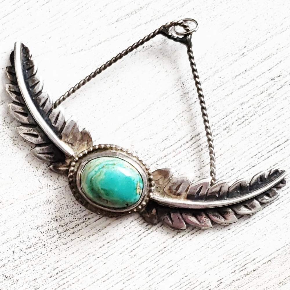 💃🏻H💙ST PICK💃🏻 Sterling Silver Turquoise Wings